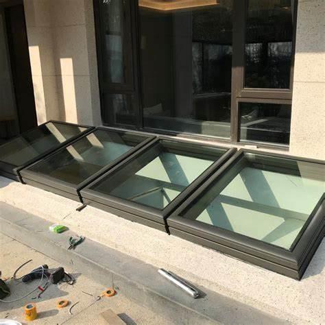 Residential Casement Aluminium Top Hung Window Dustproof Customizd