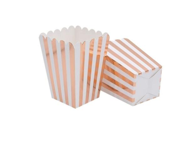 Pink Disposable Party Supplies Striped Assorted Designs Home Decoration Tableware
