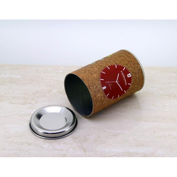 Flexible Kraft Paper Cans Packaging With Metal Lids For T-Shirt And Gift