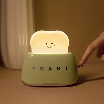 Sleep Training Toaster Night Light USB Rechargeable Smart Home Lights For Kids Room
