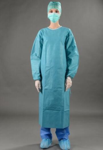 Breathable Disposable Surgical Gown , Fluid Resistant Disposable Sterile Gowns