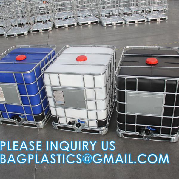 IBC 1000 Liter Storage Container Chemical Dosing Tank For Water Treatment, Horizontal Tanks, Biogas Septic Tank