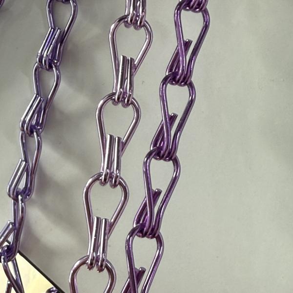 12mm*24mm Standard Size Aluminium Chain Fly Screen For Industrial