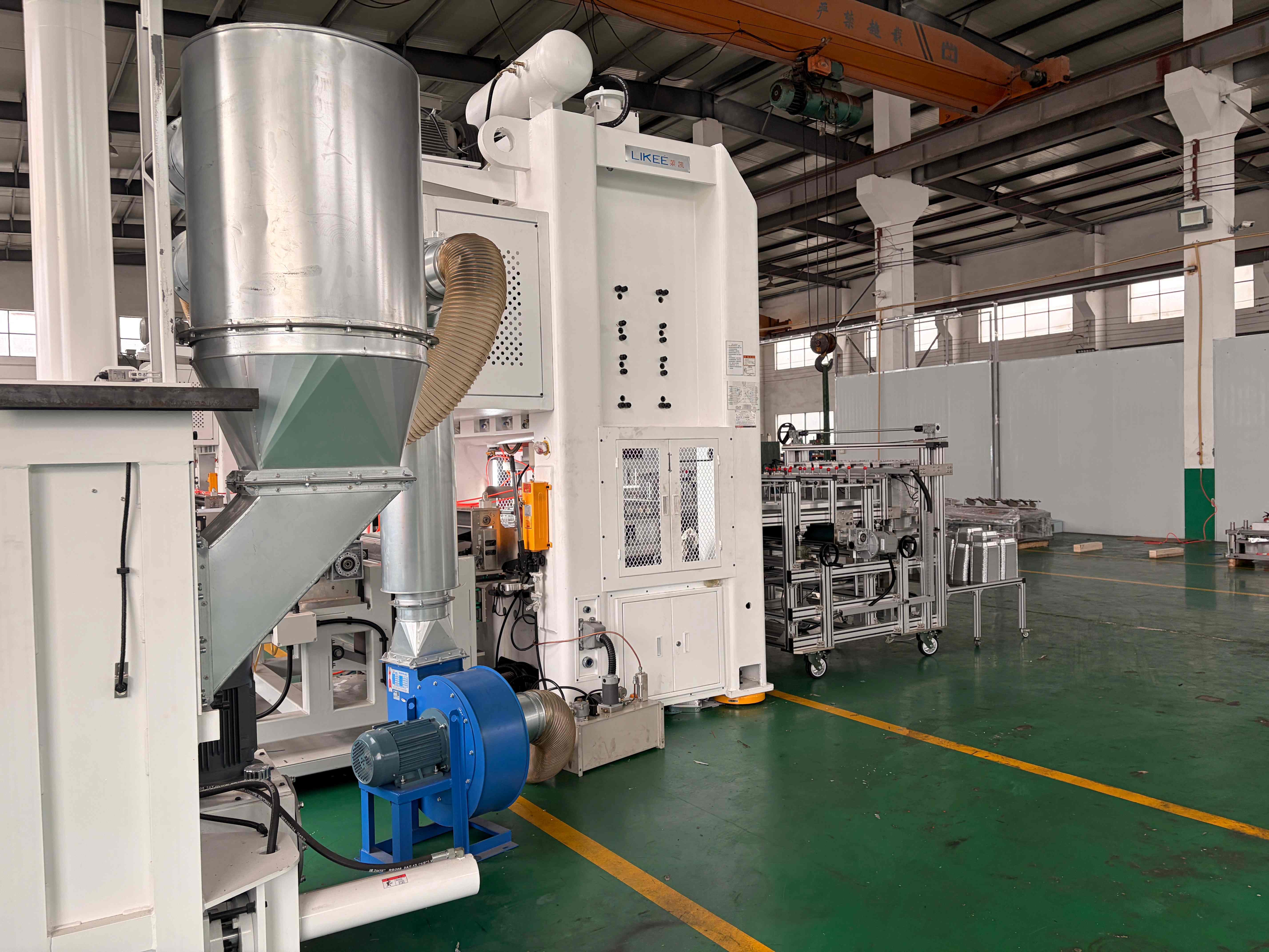 LK-T80 Aluminum Foil Making Machine with 24/7 Continuous Operation 80ton Press Capacity and Mitsubishi PLC Control