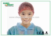 Tamanho livre Capuz de chuveiro colorido impermeável PE descartável fácil de usar para limpeza