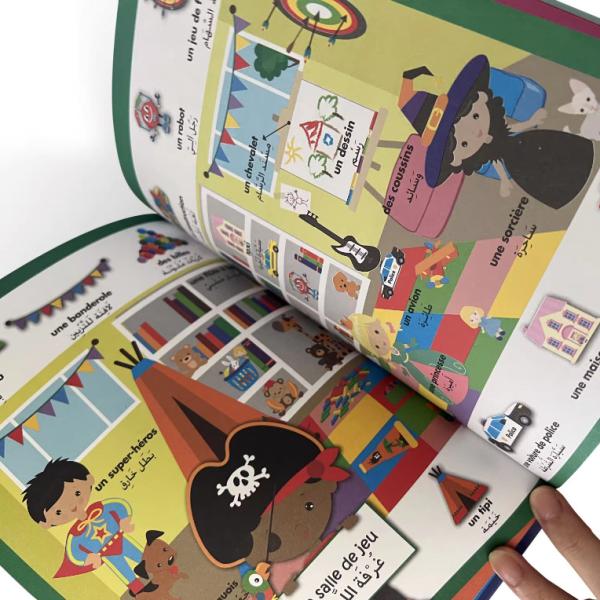 Custom Film Lamination Picture Book Printing Full Color Catalog Printing Service