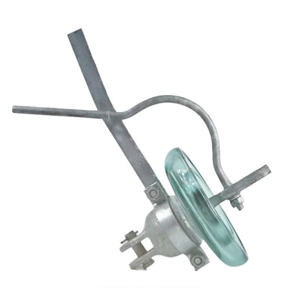 Suspension Tempered Glass Insulator Aluminum Power Insulation Control