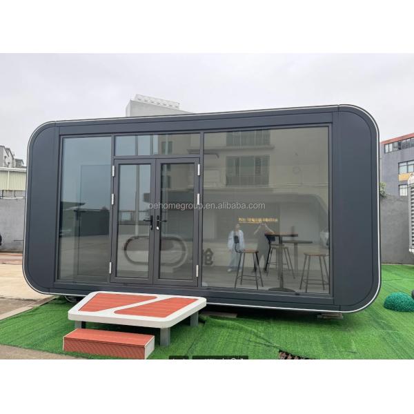 Luxury 20ft Modern Shipping Container House Small Residential Prefab Steel Structure For Hotels Villas Apartment Space
