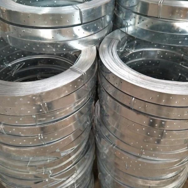 Galvanized Iron Strap Perforated Metal Hanger Strap for HVAC Ventilation System OEM