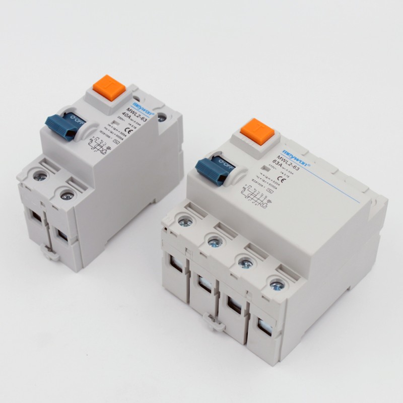 4 Pole Electromagnetic Type RCCB Residual Current Circuit Breaker AC 25a 40a 63a RCD Copper 4 Pole RCCB