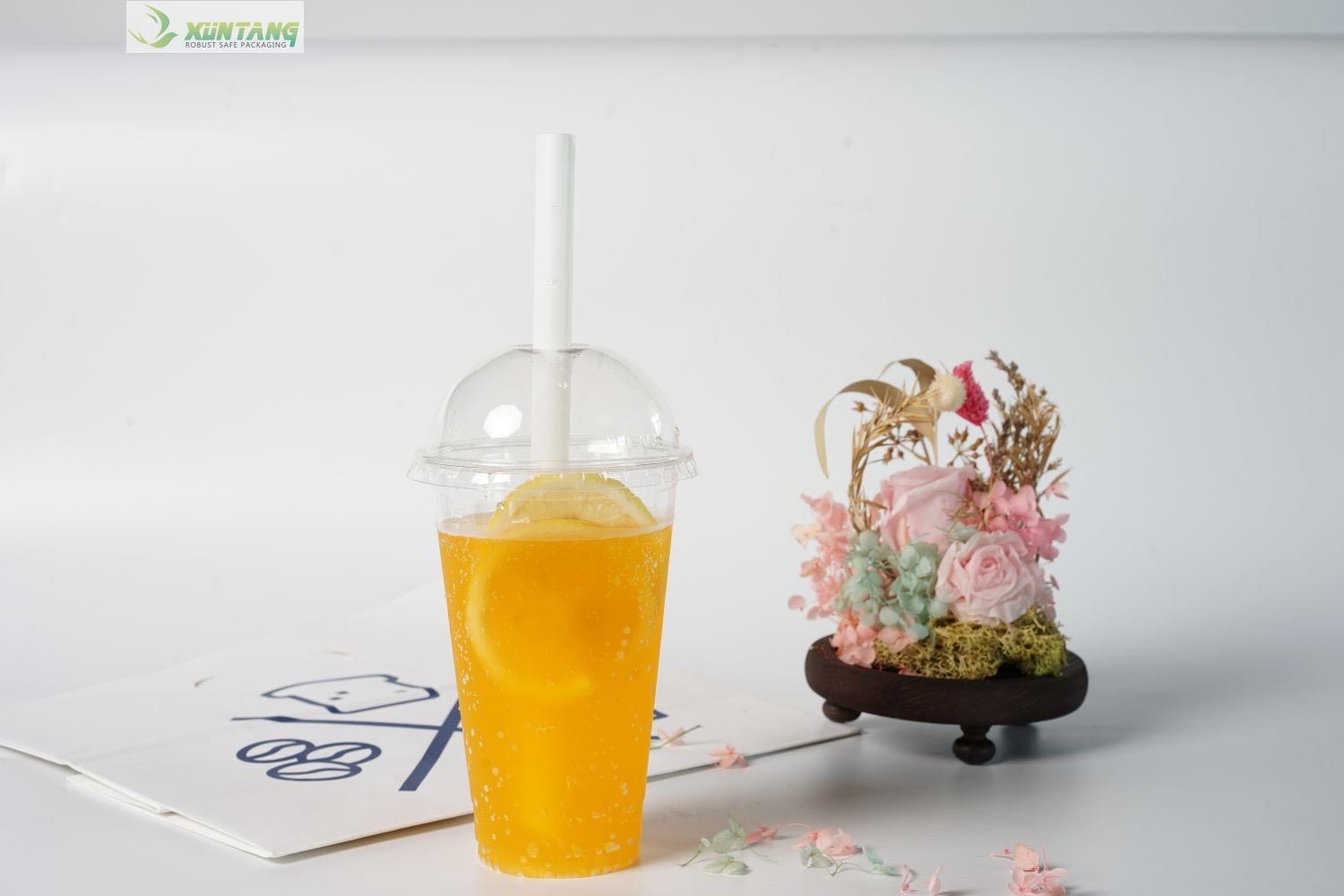 Крышек PLA купола 98mm Biodegradable прозрачных устранимое
