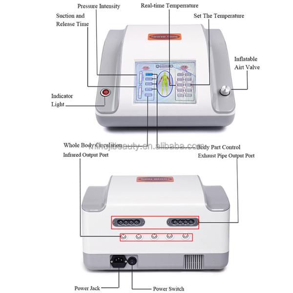 Desktop 3 In 1 Pressotherapy Machine Effortless For Relieving Legs Swelling