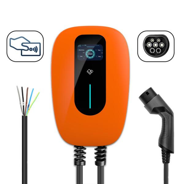Wireless Outdoor EV Charging Station RFID Card Mode, 200V WIFI Electric Car Charger