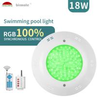 IP68 AC12V VDE Led Swimming Pool Light 18W Synchronous Control