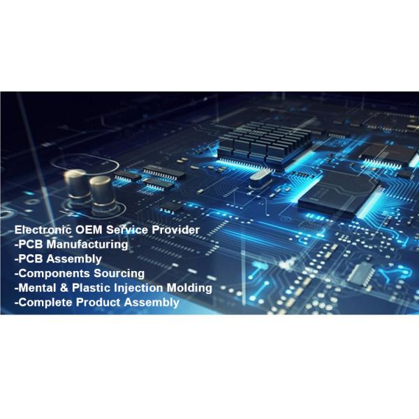 Собрание PCB прототипа FR4 1OZ PWB для промышленного контроля