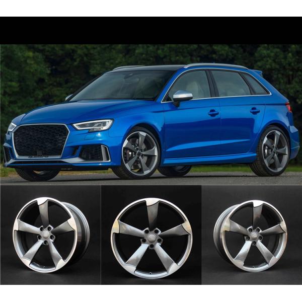 Подвергли механической обработке колесо автомобиля стороны снабжает ободком дюйм 5 x 112 алюминиевого сплава 19