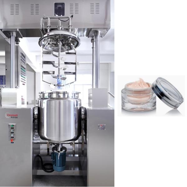 Cream Ointment Vacuum Homogenizer Emulsifying Machine High Shear Mixer