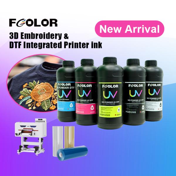 Factory Wholesale 1000ml Hard Soft LED UV Ink for Epson I3200 XP600 I1600 TX800 DX5 DX7 Ricoh Gen5 Printhead Vivid Color UVink