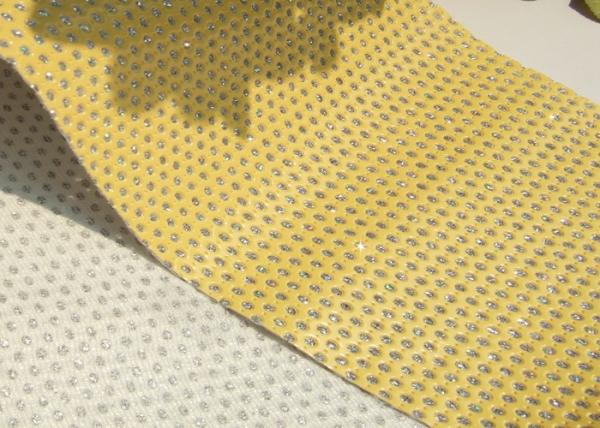 Good Handfeeling Perforated Leather Material Fabric Customized Color