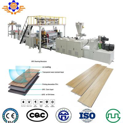 650 To 800KG/H Spc PVC Floor Extruder Plastic Spc Flooring Extrusion Line Production Line