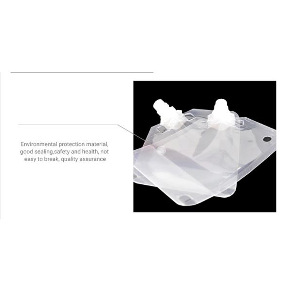 0.18mm Aluminum Foil Spouted Pouches Packaging Bags With Spout For Beverage