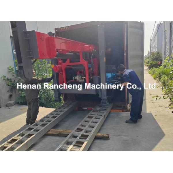 Máquina de perforación de pozos de agua de 65KW 75mm - 350mm de diámetro Rig de perforación de pozos hidráulicos