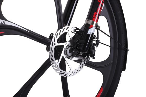 26 inch Rear Hub Motor 24 Speed Mountain Electric Bike With Double Disc Brake 48V 350W