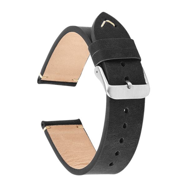 Quick-release Two-piece Leather Strap