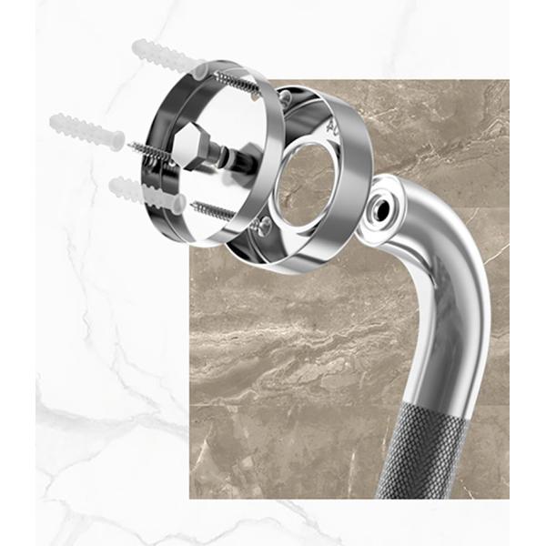 Anti Slip SUS304 Stainless Steel Grab Bar For Elderly Injury Senior Assist OEM