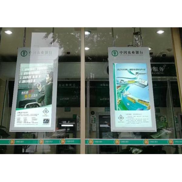 Потолочная крыша установка сверхтонкий высокой яркости двойные экраны 49 дюймовый сеть WIFI LCD рекламный проигрыватель монитор