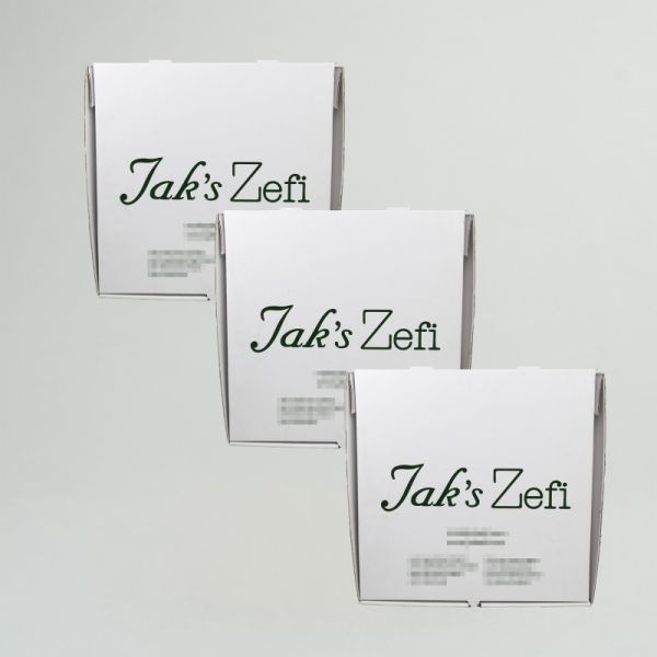 Customized eco-friendly and biodegradable fast food pizza box