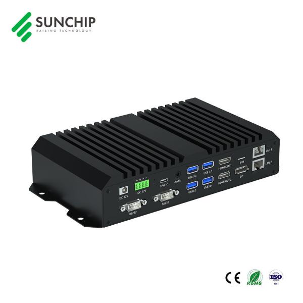 RK3588 Embedded Mini PC Industrial Edge Computing AI NPU 6.0tops Box Android 12.0