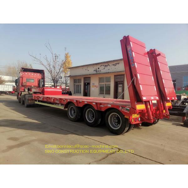 Low Bed Heavy Duty Semi Trailers trailer 3Axle 60T Transporter