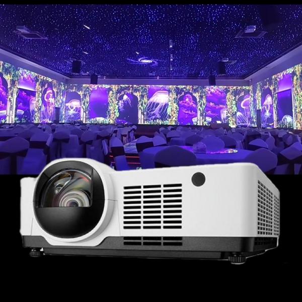 7500 ANSI Lumens 300 Inch WUXGA Large Venue Projector 3LCD Laser Short Throw Proyector for Immersive Projection