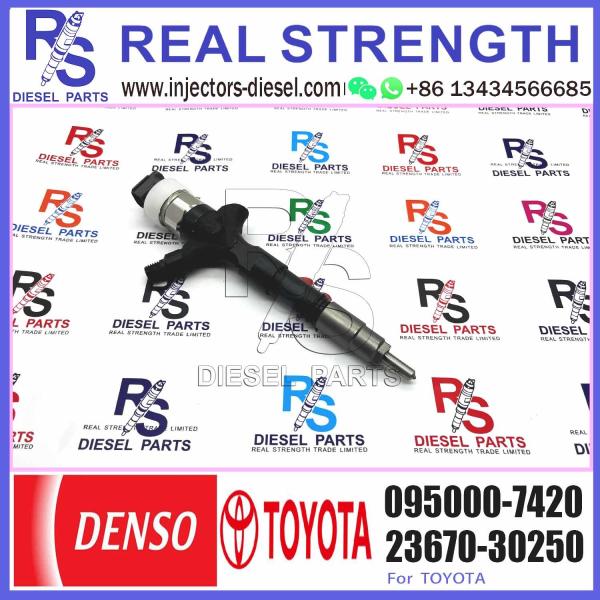 Huida Injetor de combustível Diesel Original e OEM 23670-30250 095000-7420 Para Toyota Hiace 2.5 D-4D 2KD-FTV
