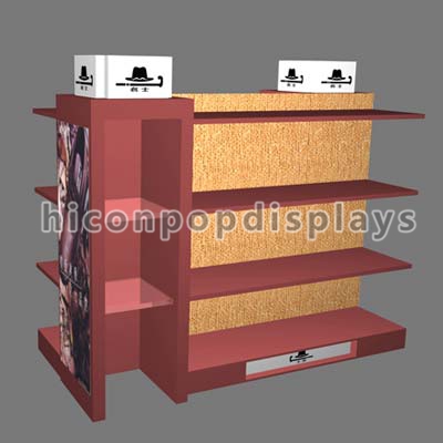 Sports Gear Supermarket Gondola Shelving Floor Standing Veneering