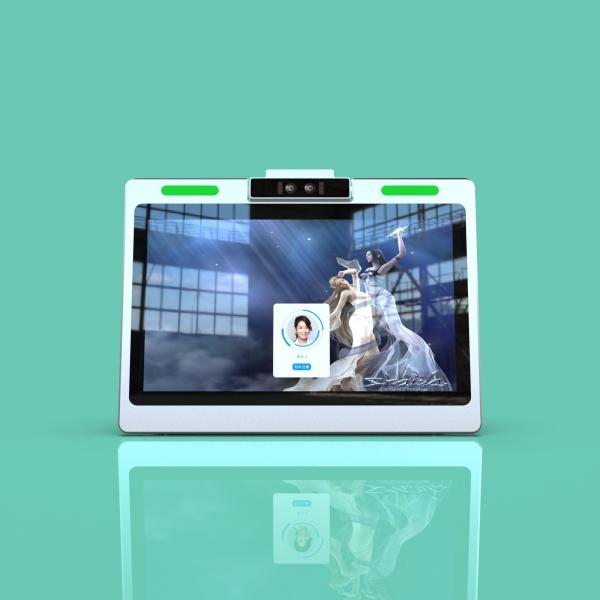 JP1307 13-дюймовая настольная машина распознавания лиц использует алгоритмы глубокого обучения.