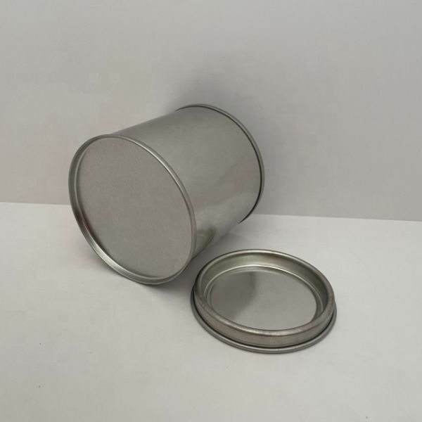 OEM 200ml 300ml 350ml Small Round Metal Tin Can Tinplate Cans Diameter 73mm X 70mm for Chemical Petrol Glue Paint Coating