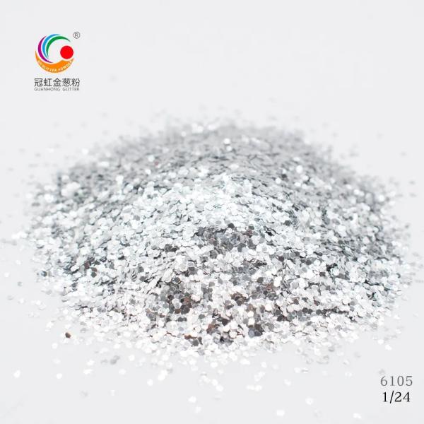 Injection Holo Glitter Lip Gloss Super Flash Holographic Silver Loose PS AS ABS PE PP PC