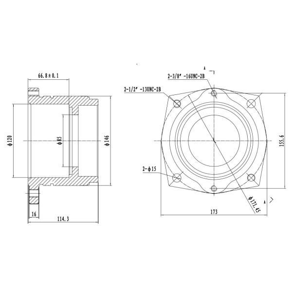 Carcasa de perforación del rodamiento exterior G0006003 Repuestos de la bomba de la misión