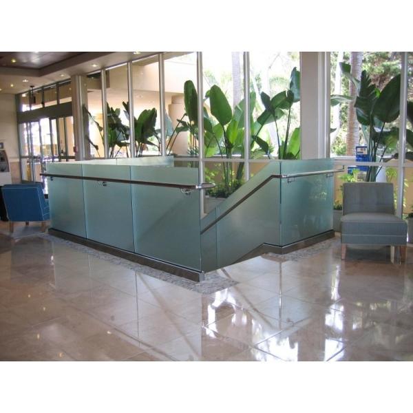 10mm 12mm Custom Size Clear Railings Fencing Shower Door Tempered Glass Customization
