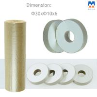 Anéis PZT8 cerâmicos piezoelétricos 30X10X6mm para o transdutor ultrassônico