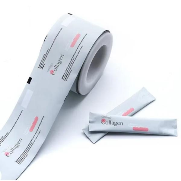 Custom Print Plastic Film Food Packaging Film Coffee Powder Sachet Packaging Film Roll Coffee Sachet For Coffee