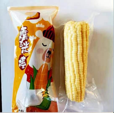 Stick  Grains Fresh Sweet  Corn Cutting on the Cob