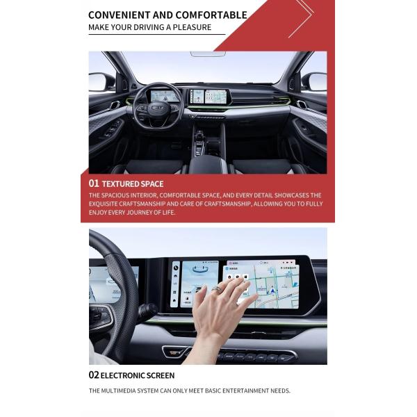 2023 Geely Coolray Cool SUV Gas Car 1.5t DCT Multi-Function Control Binyue Cool Chinese SUV