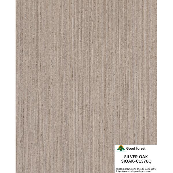 Engineered Wood Veneer Quarter Cut Of Silver Oak Sheet Thickness 0.4mm For For Cabinet Face SOAK-1098Q/1157Q/1235Q/1260Q/1376Q