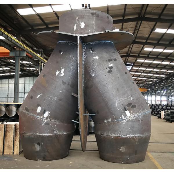 30° 45° 60° Big Size Lsaw Carbon Steel Pipe Fittings Y Bends Tee