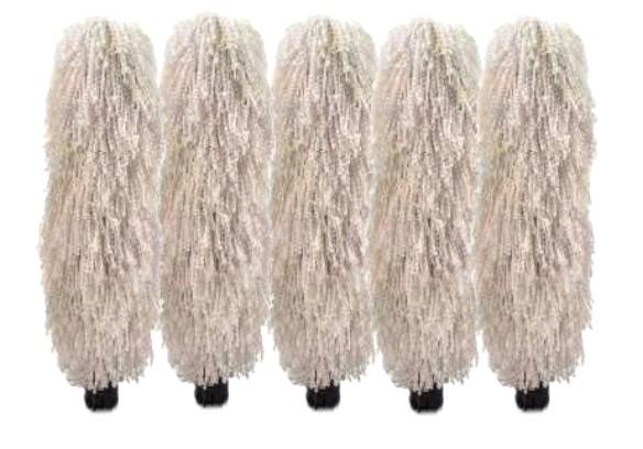 375x375x560mm Taille du paquet Équipement hôtelier industriel conçu avec une tête de pinceau en acier inoxydable
