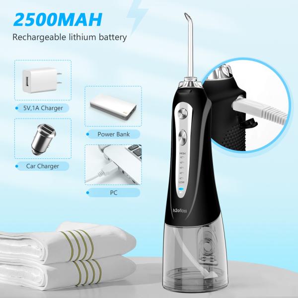 Água recarregável Flosser IPX7 do PC impermeável com modos múltiplos
