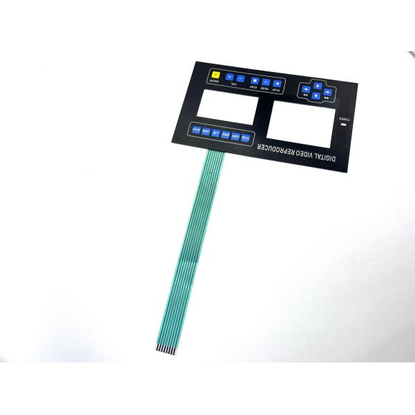 Customizable Embossing Keypad Membrane Switch 3M Adhesive